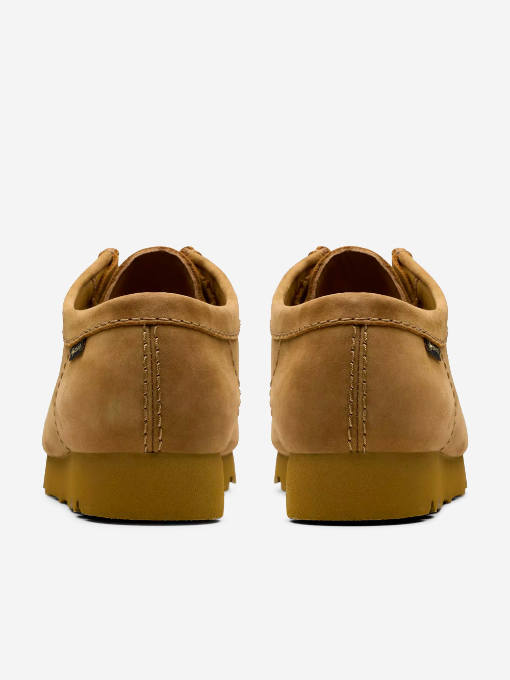 CLARKS Wallabee Gtx Oakmoss nubuk Cammello Urbanstaroma