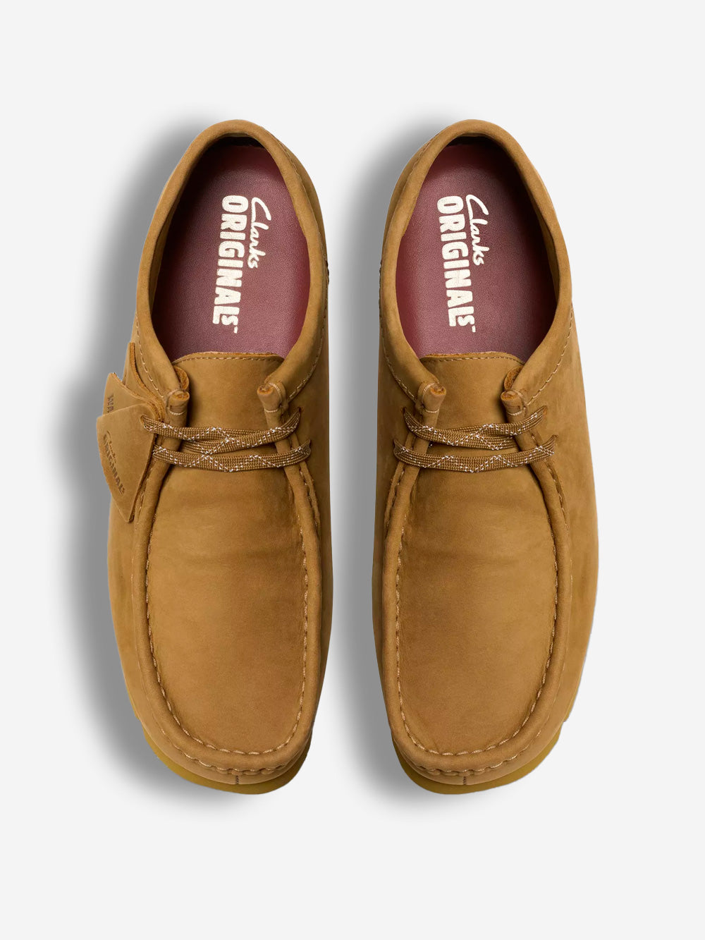 CLARKS Wallabee Gtx Oakmoss nubuk Cammello Urbanstaroma