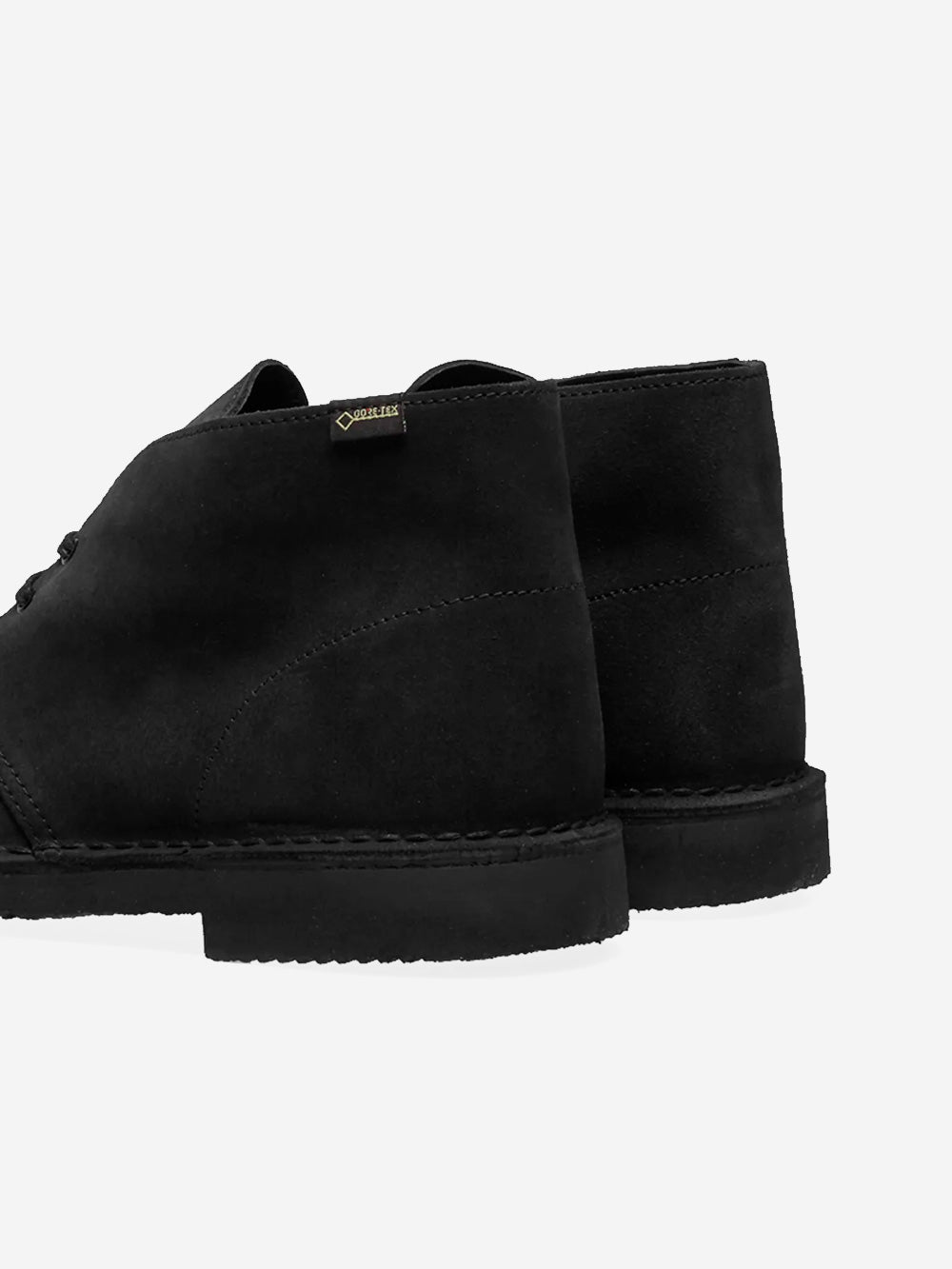 CLARKS Desert Boots Goretex suede Nero Urbanstaroma