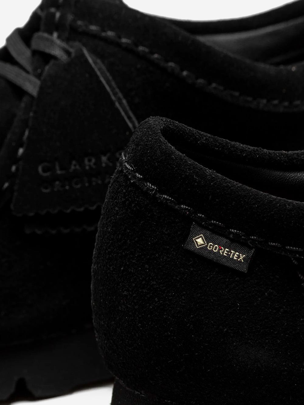 CLARKS Wallabee Goretex neri Nero Urbanstaroma