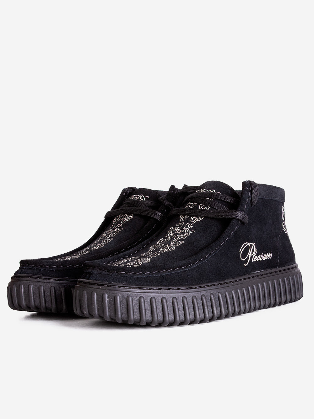 CLARKS Torhill Woven Pleasures suede nero Nero Urbanstaroma