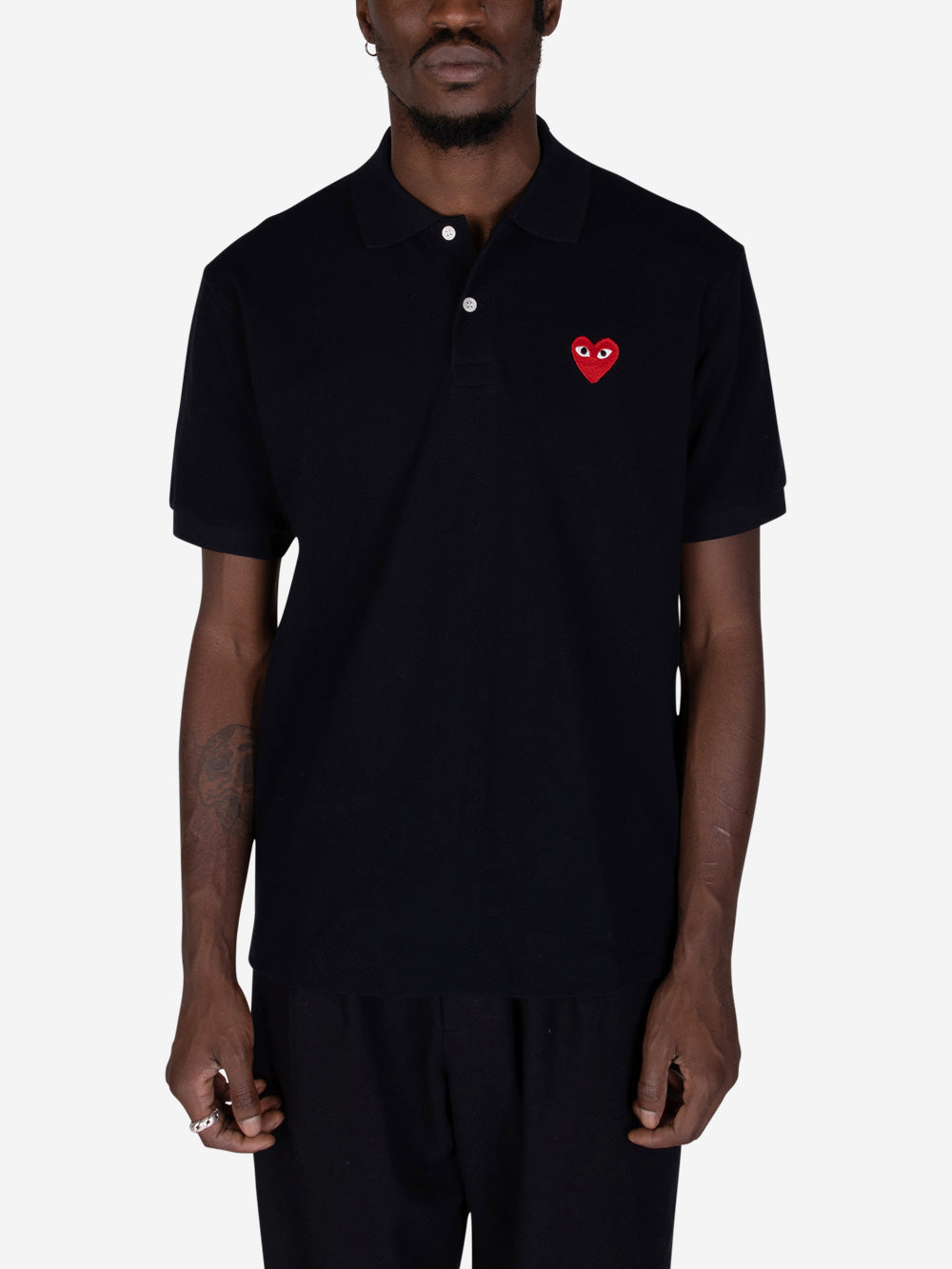 COMME DES GARCONS PLAY Polo CDG Red Play blu Urbanstaroma