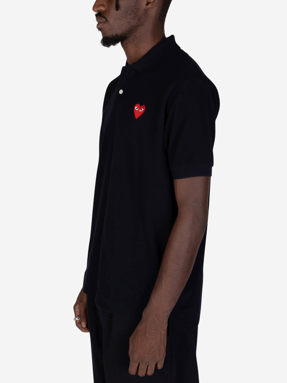 COMME DES GARCONS PLAY Polo CDG Red Play blu Urbanstaroma