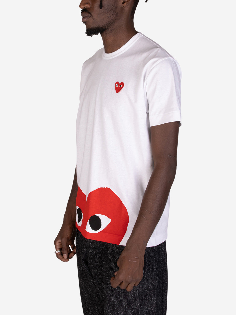 Comme des garcons red t shirt online