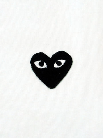 Camiseta Mini Heart de algodón blanco