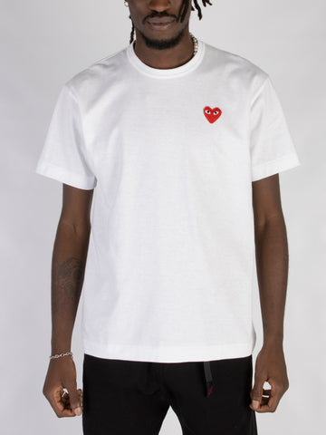 CDG Play T-shirt bianca