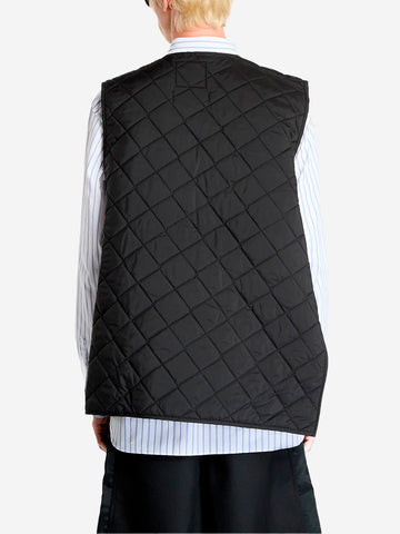 Gilet a taglio diagonale CDG SHIRT x Lavenham