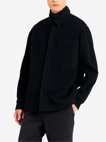 ETUDES STUDIO Overshirt nero in lana Nero