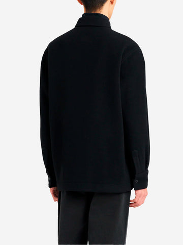 ETUDES STUDIO Overshirt nero in lana Nero