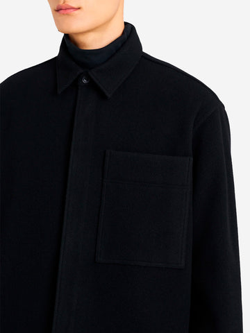 ETUDES STUDIO Overshirt nero in lana Nero