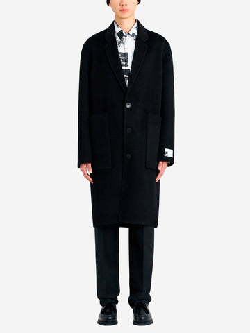 ETUDES STUDIO Cappotto oversize nero in lana Nero