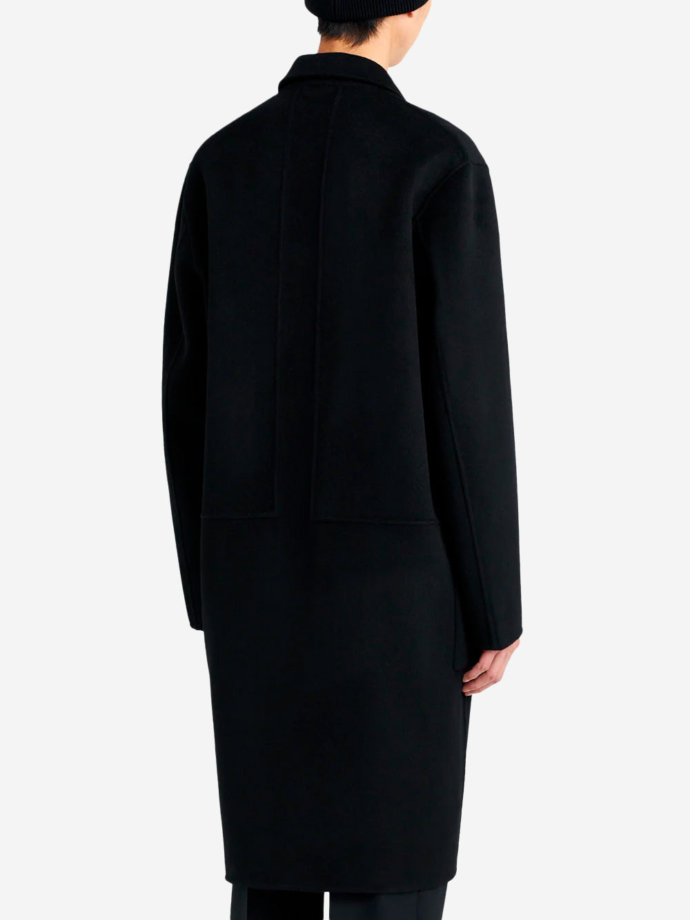 ETUDES STUDIO Cappotto oversize nero in lana Nero Urbanstaroma