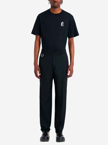 ETUDES STUDIO Pantaloni misto lana Waistaband suit Nero