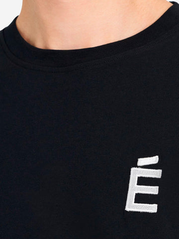 ETUDES STUDIO T-shirt nera Regular con logo É Nero