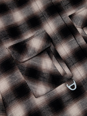 F/CE. Camicia check field avorio