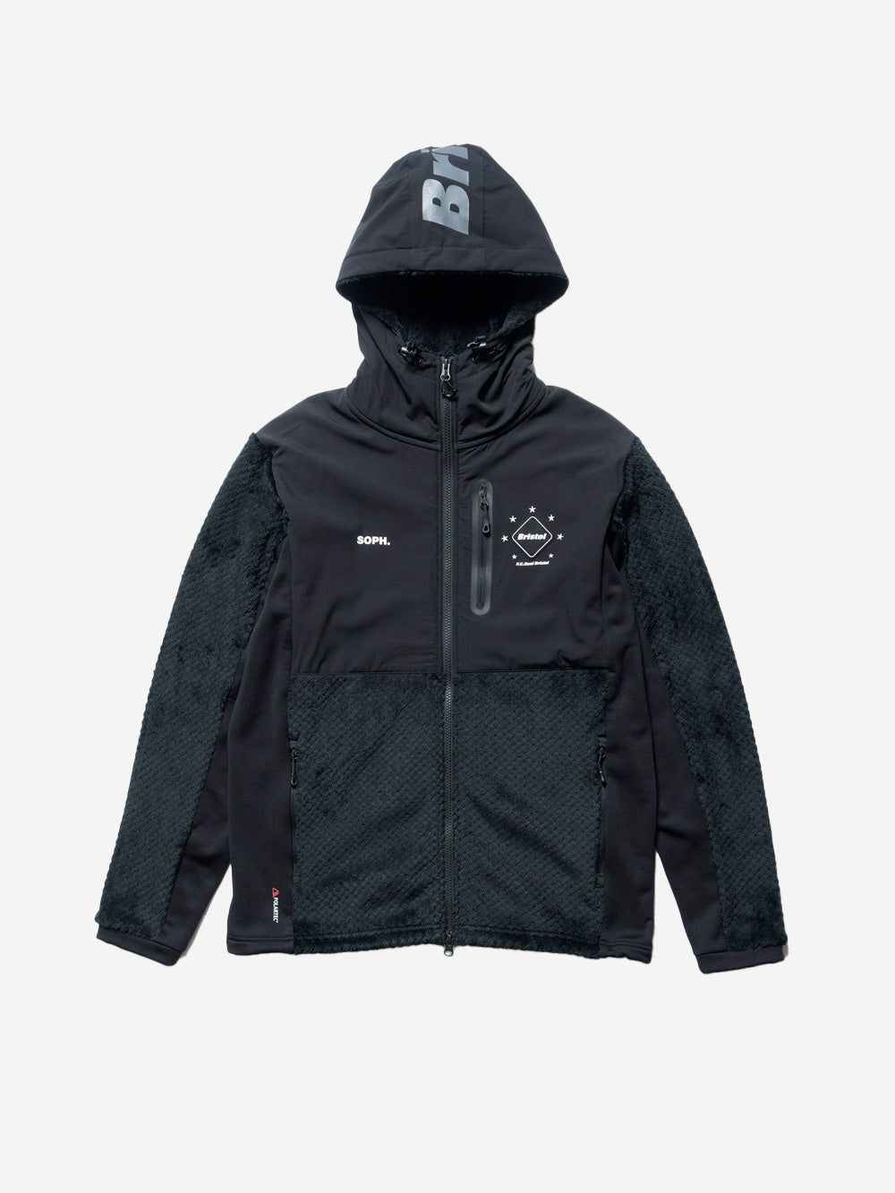 F.C.REAL BRISTOL Giacca hoodie Polartec Nero Urbanstaroma