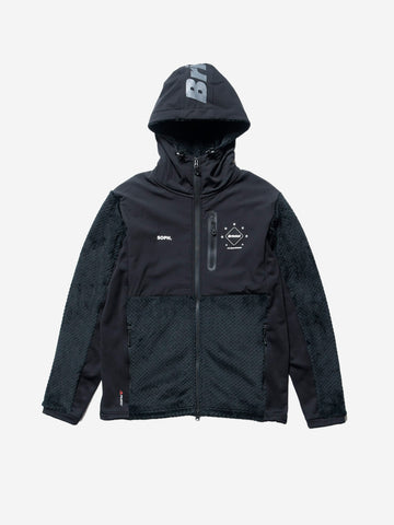 F.C.REAL BRISTOL Giacca hoodie Polartec Nero