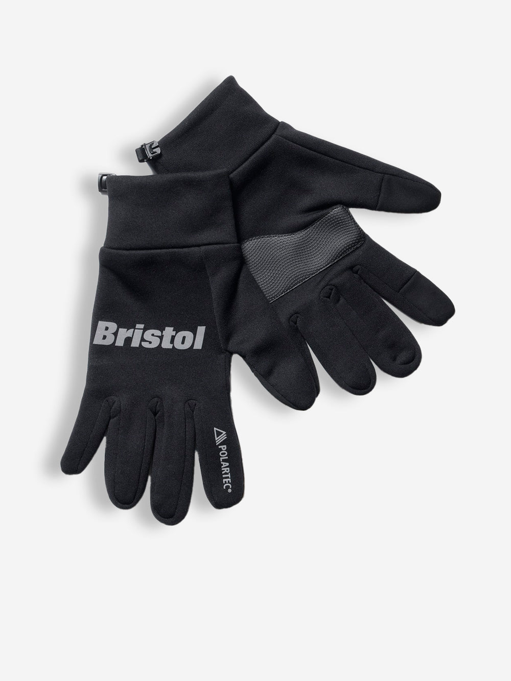 F.C.REAL BRISTOL Guanti neri Polartec stretch touch Nero Urbanstaroma