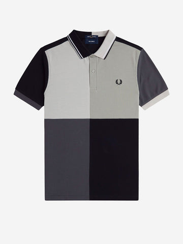 FRED PERRY X BEAMS FP Beams Blank Canvas 1 griglia nera Nero