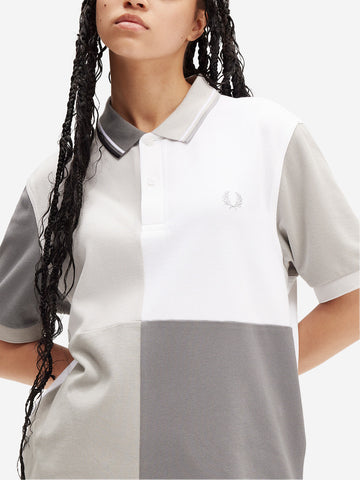 FRED PERRY X BEAMS FP Beams Blank Canvas 1 griglia bianca Bianco