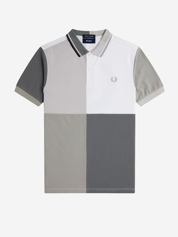 FRED PERRY X BEAMS FP Beams Blank Canvas 1 griglia bianca Bianco