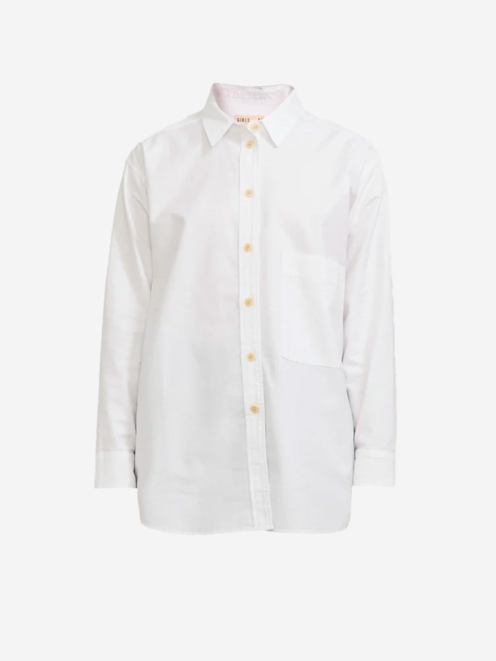 GIRLS OF DUST Camicia bianca Oxford oversize Bianco Urbanstaroma