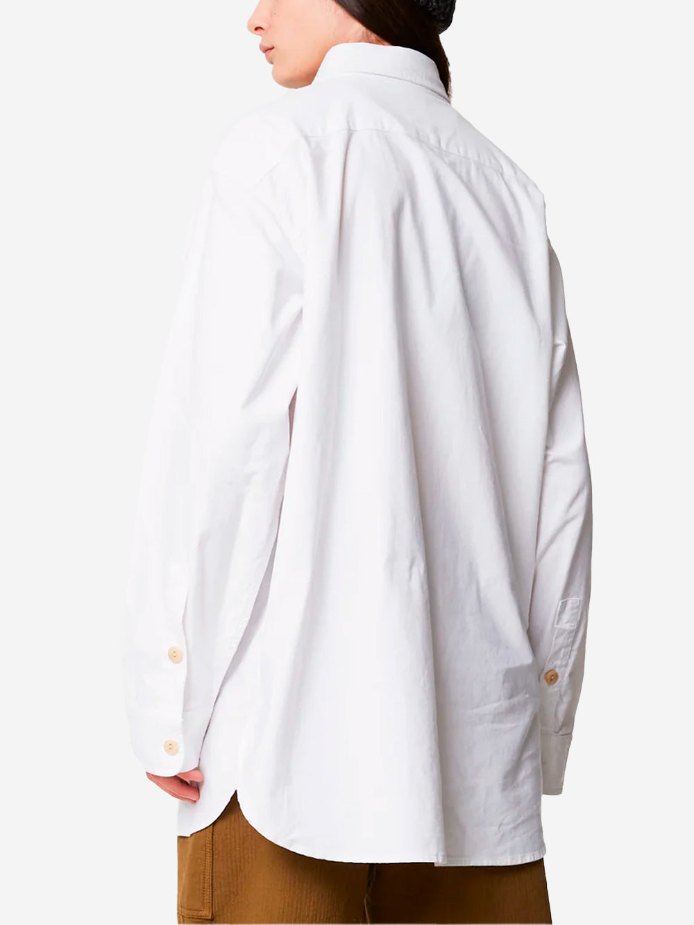 GIRLS OF DUST Camicia bianca Oxford oversize Bianco Urbanstaroma