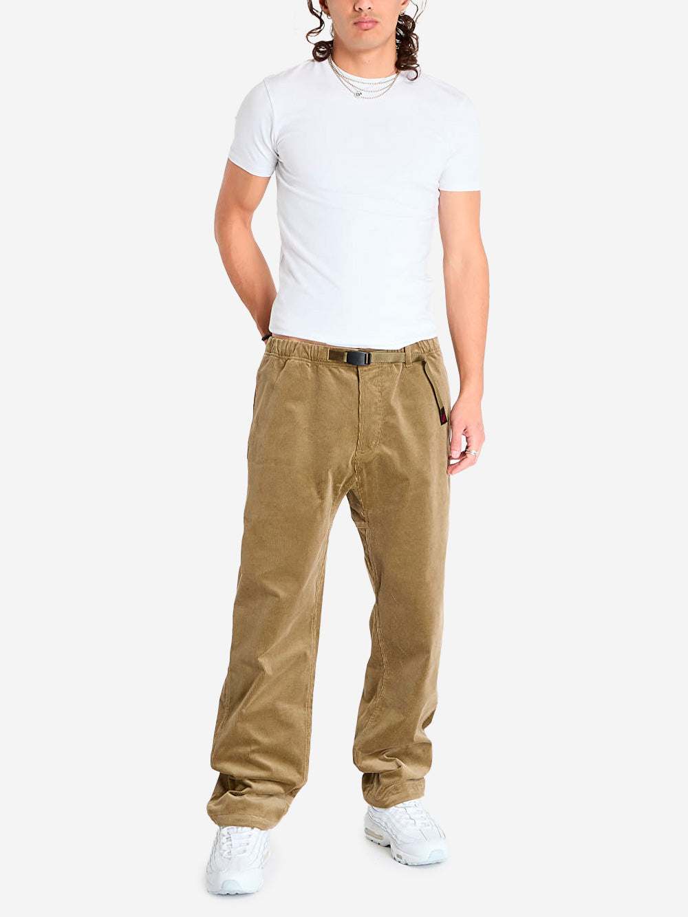 GRAMICCI M Pantaloni beige in velluto a coste Beige Urbanstaroma