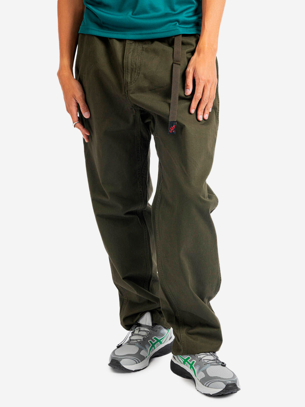 GRAMICCI M Pantaloni verdi invernali in twill Verde Urbanstaroma