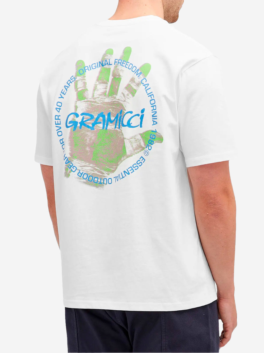 GRAMICCI T-shirt bianca Climber's Hand Tee Bianco Urbanstaroma