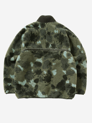 Gramicci x And Wander JQ Taple Fleece Jacket camouflage