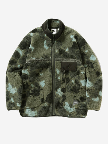 Gramicci x And Wander JQ Taple Fleece Jacket camouflage