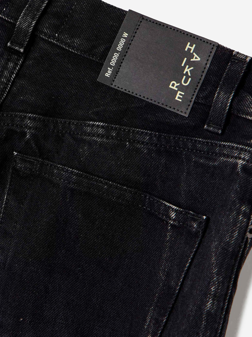 HAIKURE Jeans ampi Bethany neri Nero Urbanstaroma