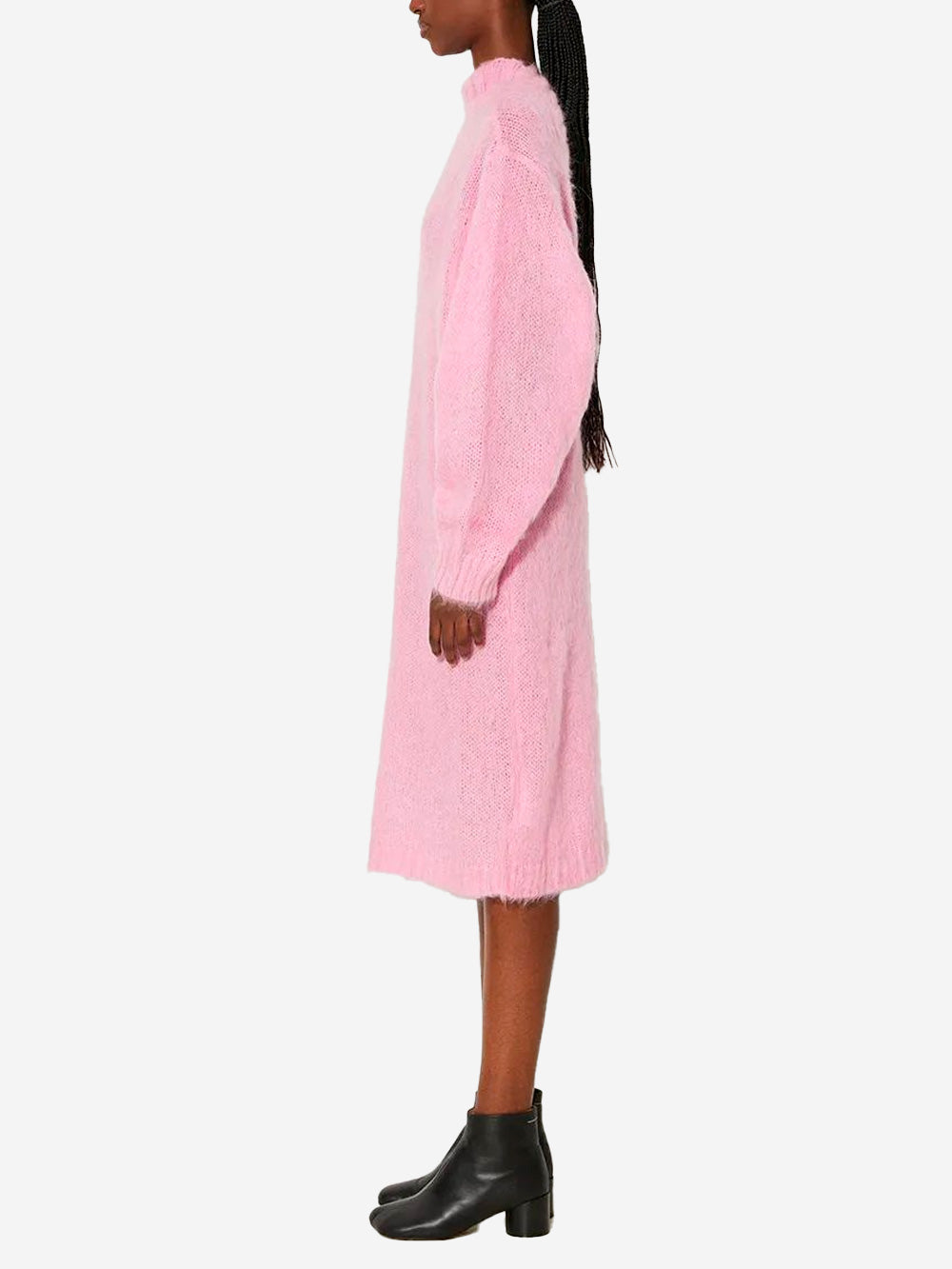 MM6 MAISON MARGIELA Abito rosa in maglia misto mohair Rosa Urbanstaroma