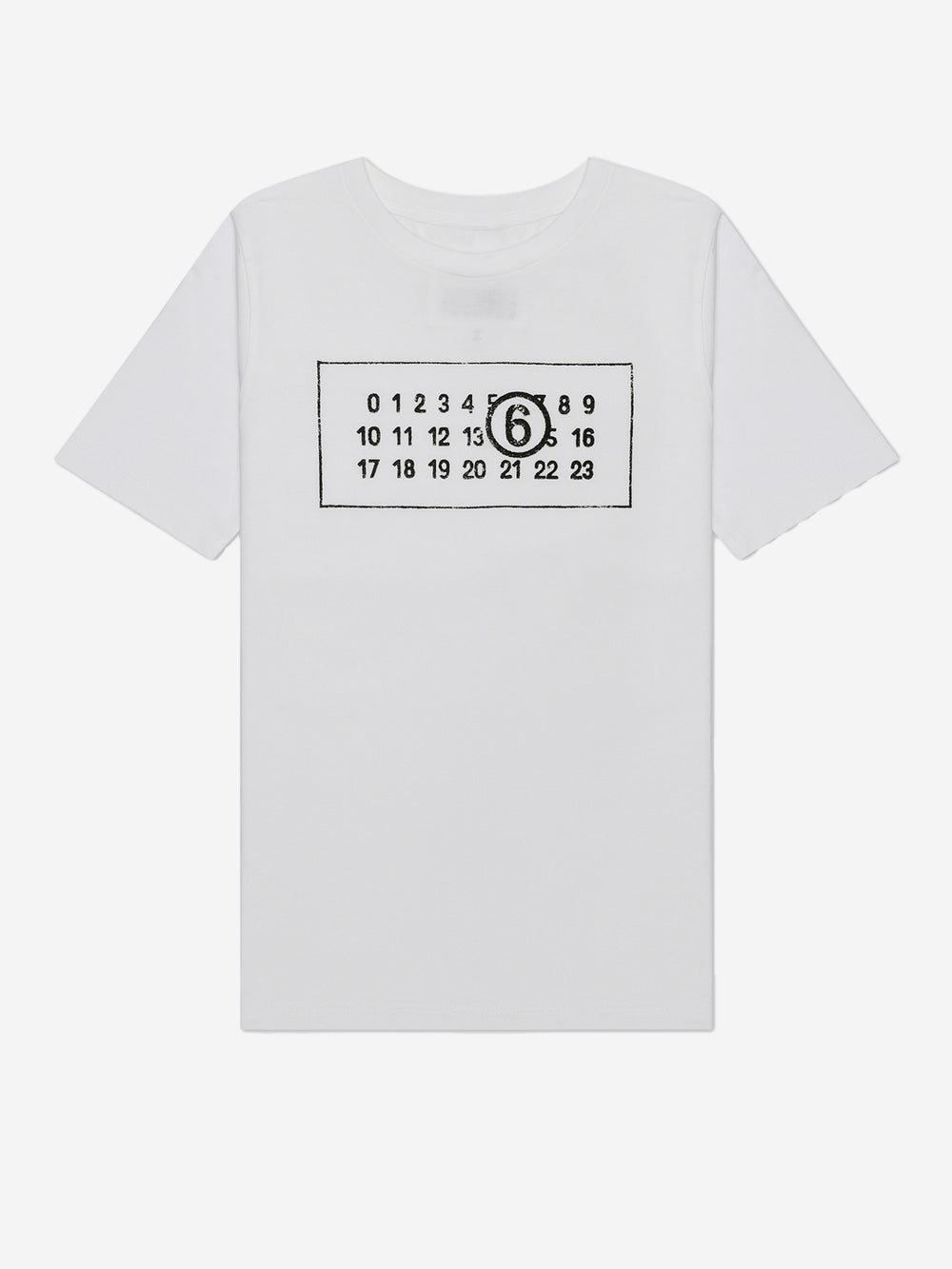 MM6 MAISON MARGIELA T-shirt bianca con logo Bianco Urbanstaroma