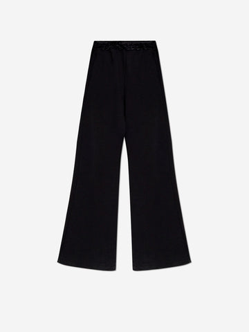 MM6 MAISON MARGIELA W Sweatpants neri con ruches in vita Nero