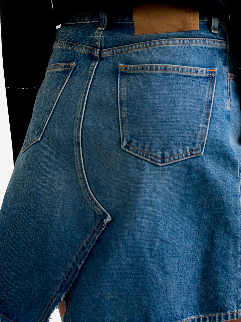 MM6 MAISON MARGIELA Gonna midi in denim Blu Urbanstaroma