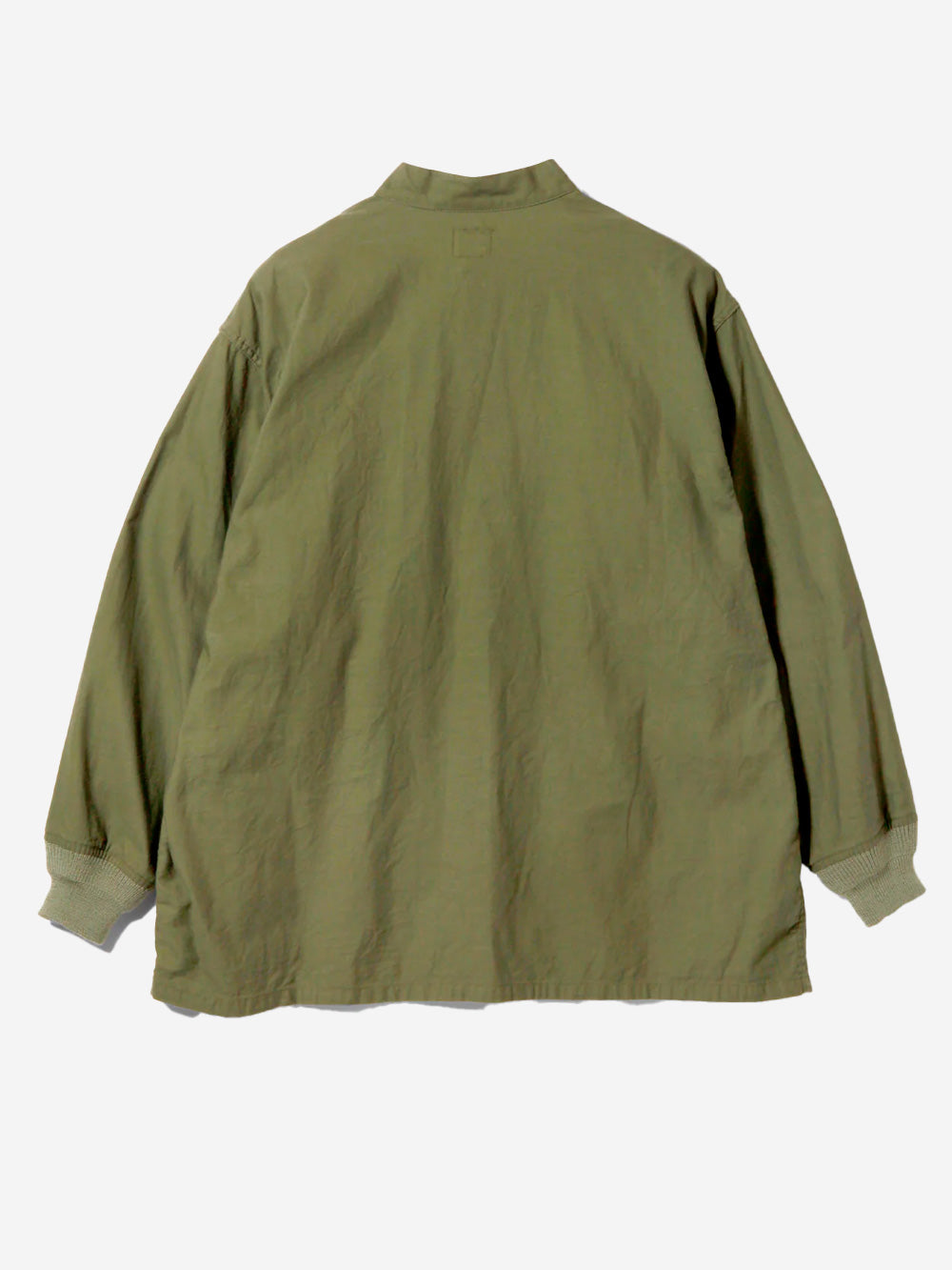 NEEDLES Camicia overshirt Army Shirt back sateen Oliva Urbanstaroma