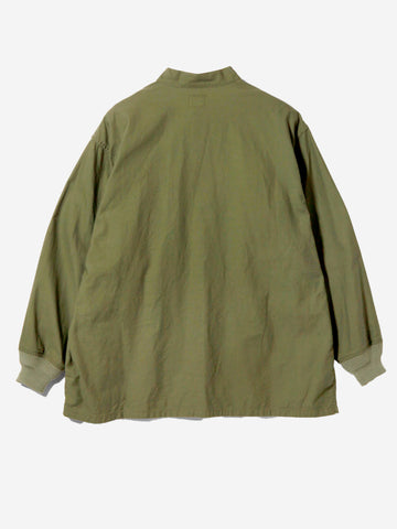 NEEDLES Camicia overshirt Army Shirt back sateen Oliva