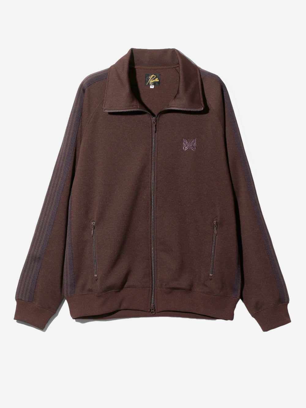 NEEDLES Track Jacket Poly Smooth Marrone Urbanstaroma