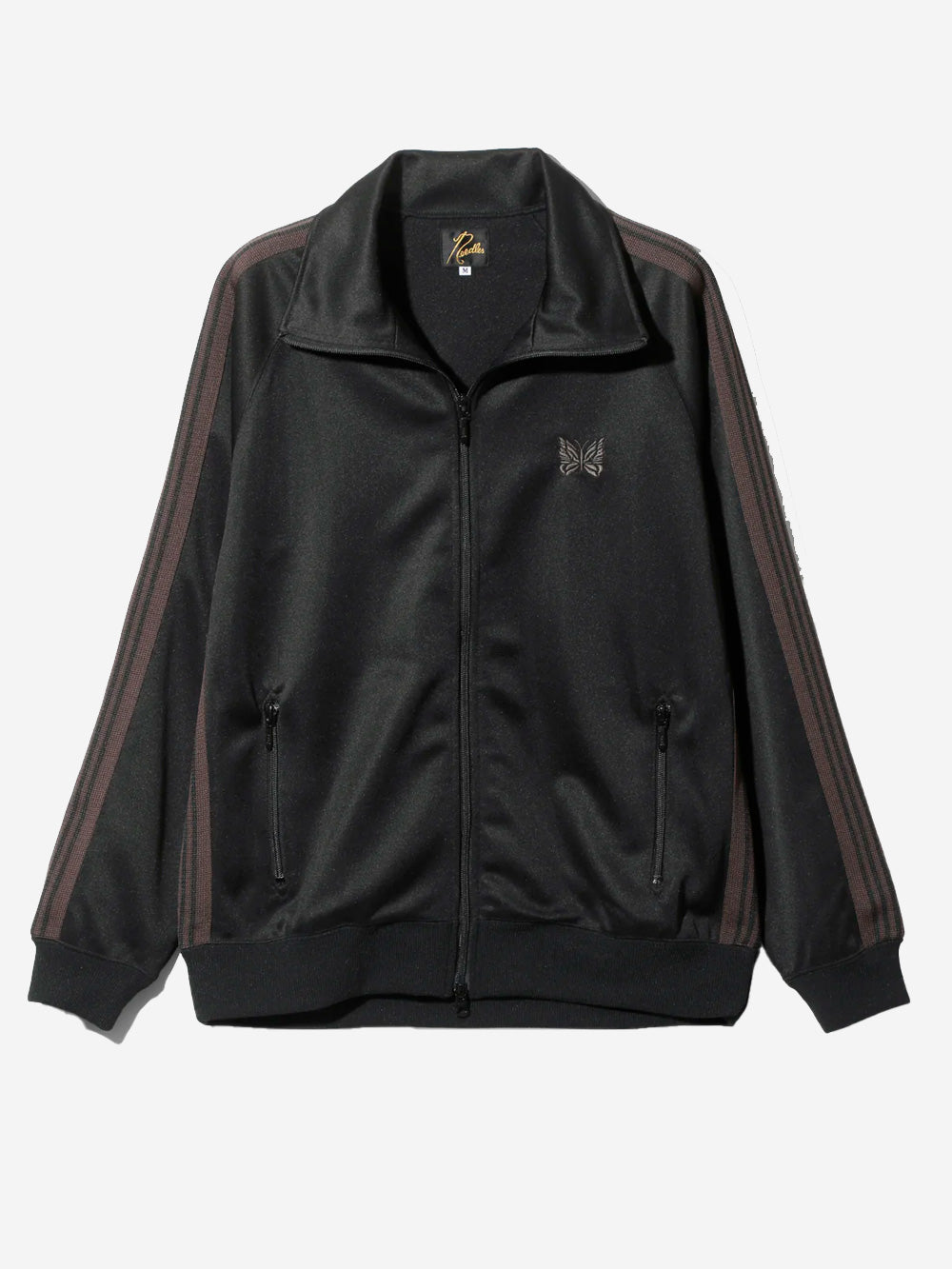 NEEDLES Track Jacket Poly Smooth Nero Urbanstaroma