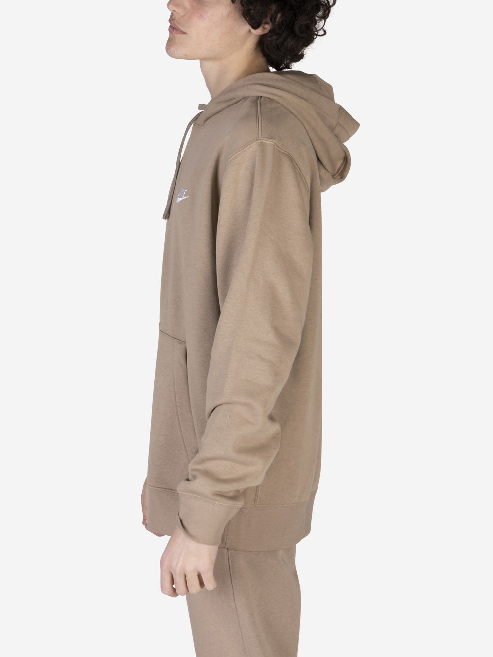 NIKE Felpa Sportswear Club Fleece Beige Urbanstaroma