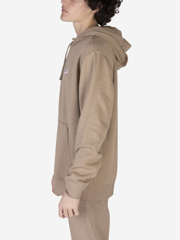 NIKE Felpa Sportswear Club Fleece Beige