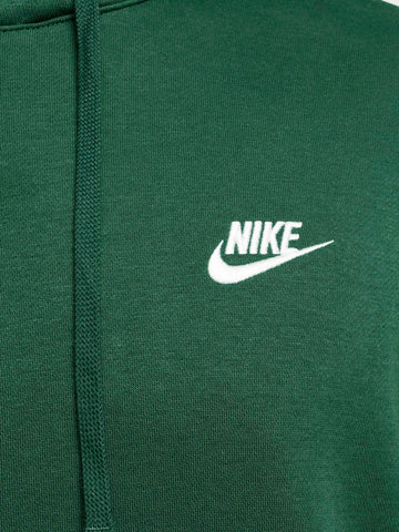 NIKE M Felpa con cappuccio Sportswear Club Fleece verde Verde