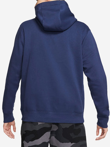 M Felpa con cappuccio Sportswear Club Fleece blu