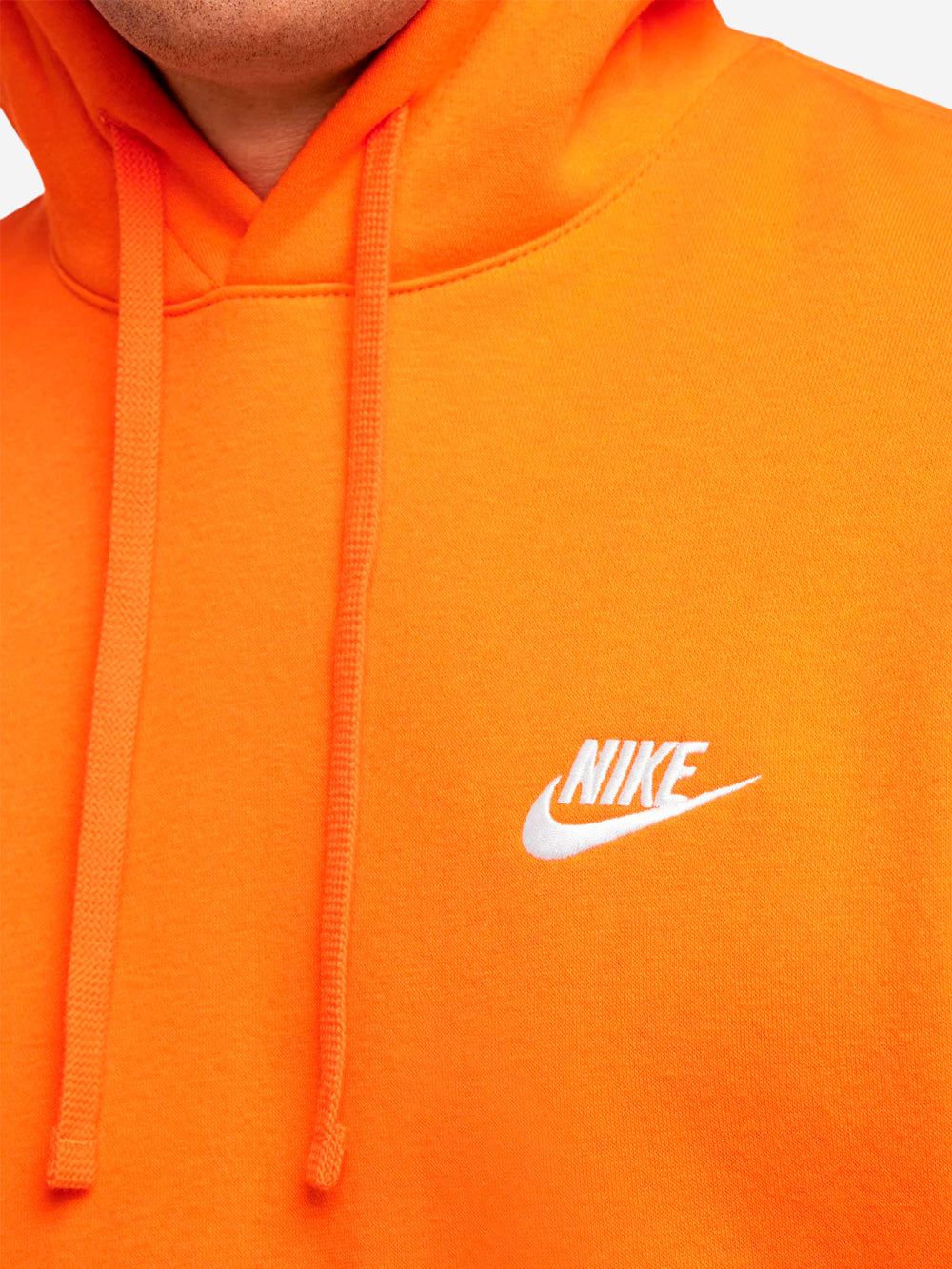 NIKE M Felpa con cappuccio Sportswear Club Fleece arancione fluo arancione Urbanstaroma