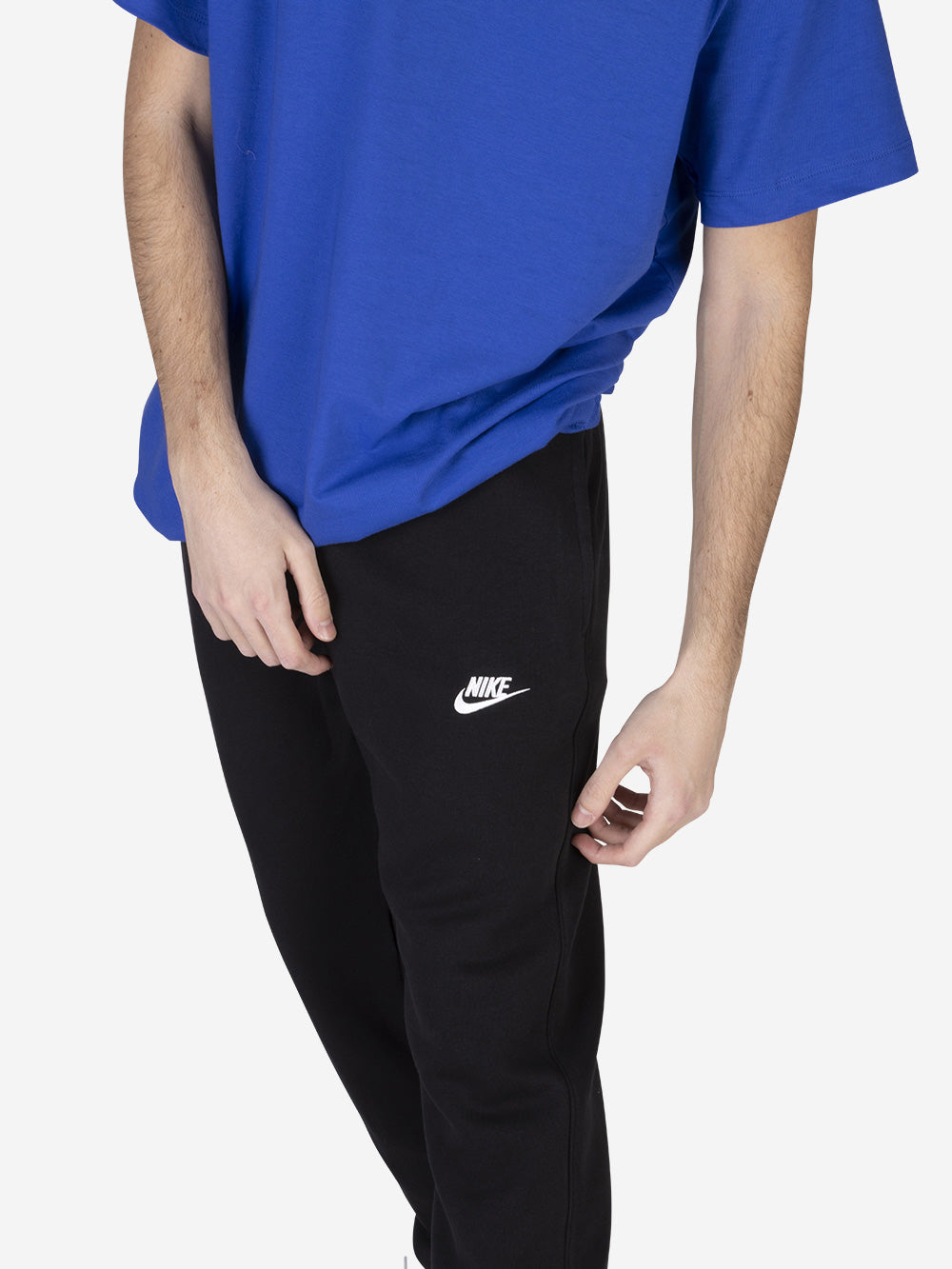 NIKE Pantaloni Sportwear Club Fleece Nero Urbanstaroma