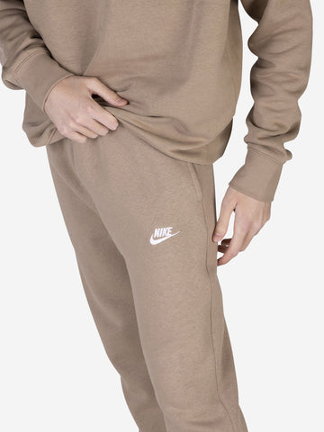 NIKE Pantaloni Sportwear Club Fleece Beige