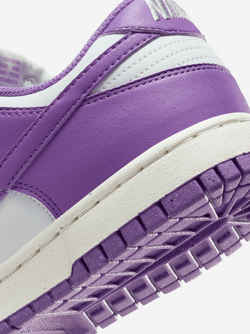 W Dunk Low blanco violeta