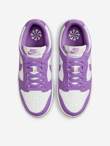 W Dunk Low blanco violeta